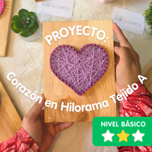 Corazón en Hilorama Tejido A