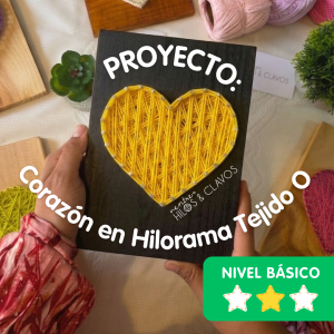 Corazón en Hilorama Tejido O
