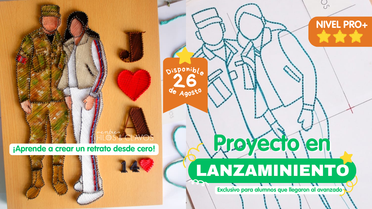 Proyecto Retrato en hilorama